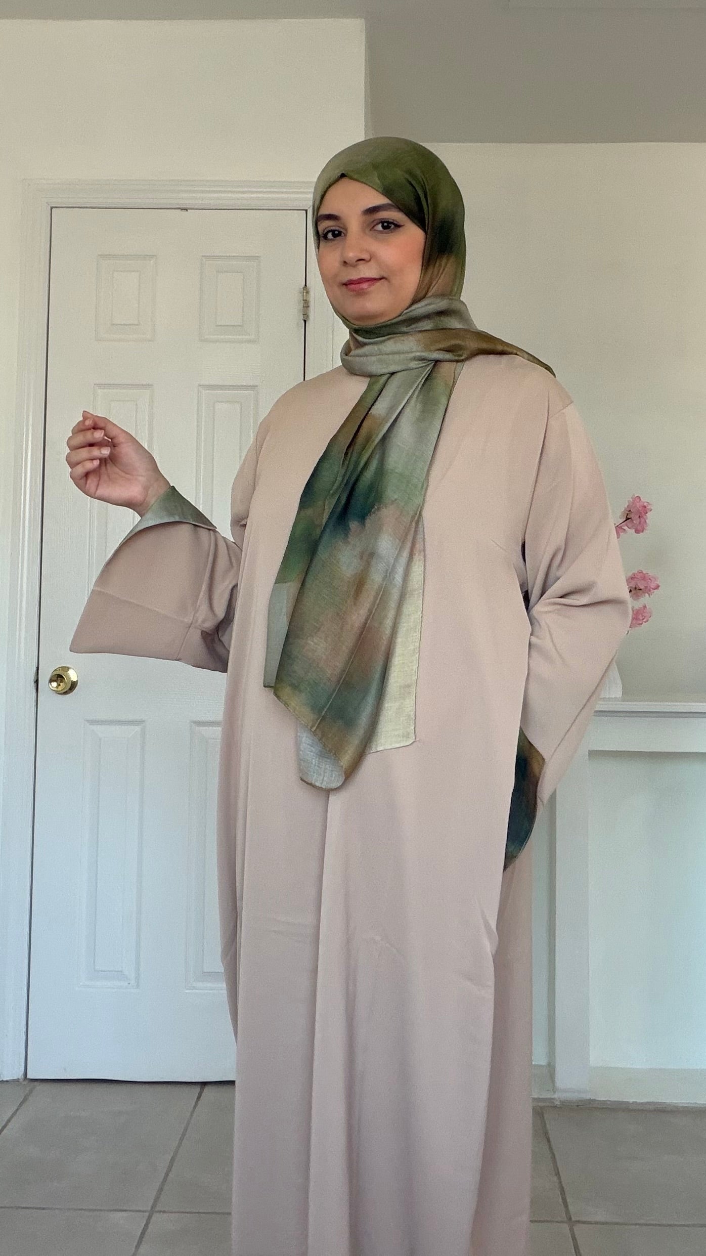 Dress With Matching Hijab