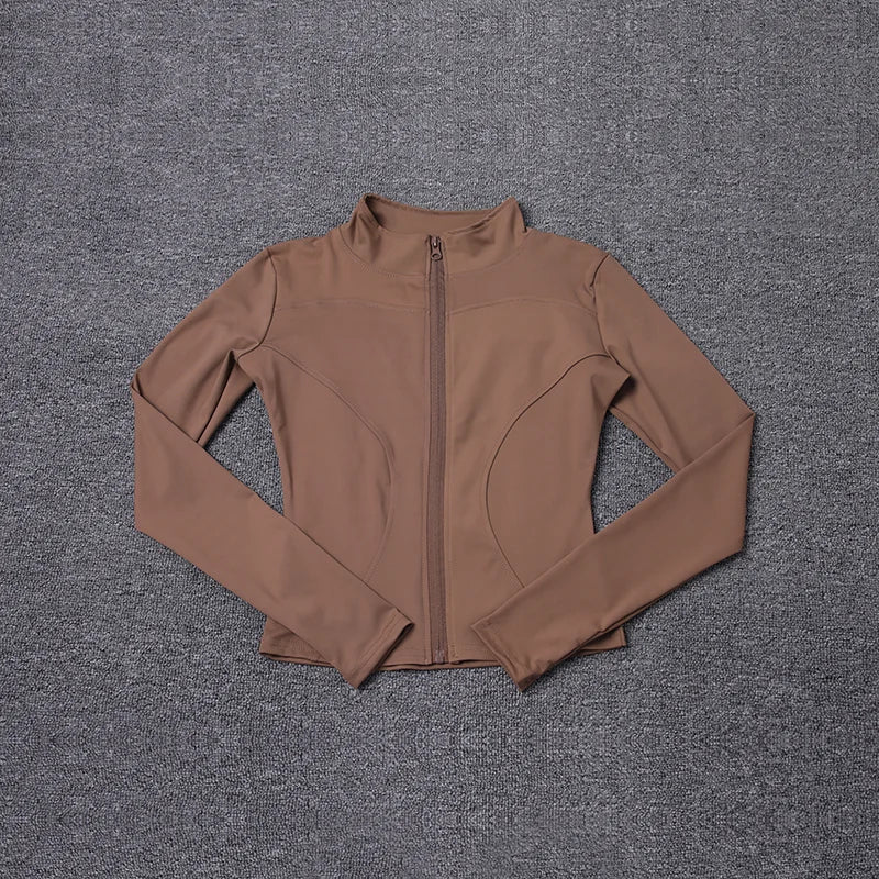 Long-sleeved sports jacket.