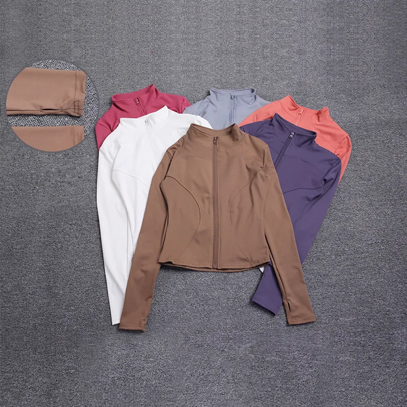 Long-sleeved sports jacket.