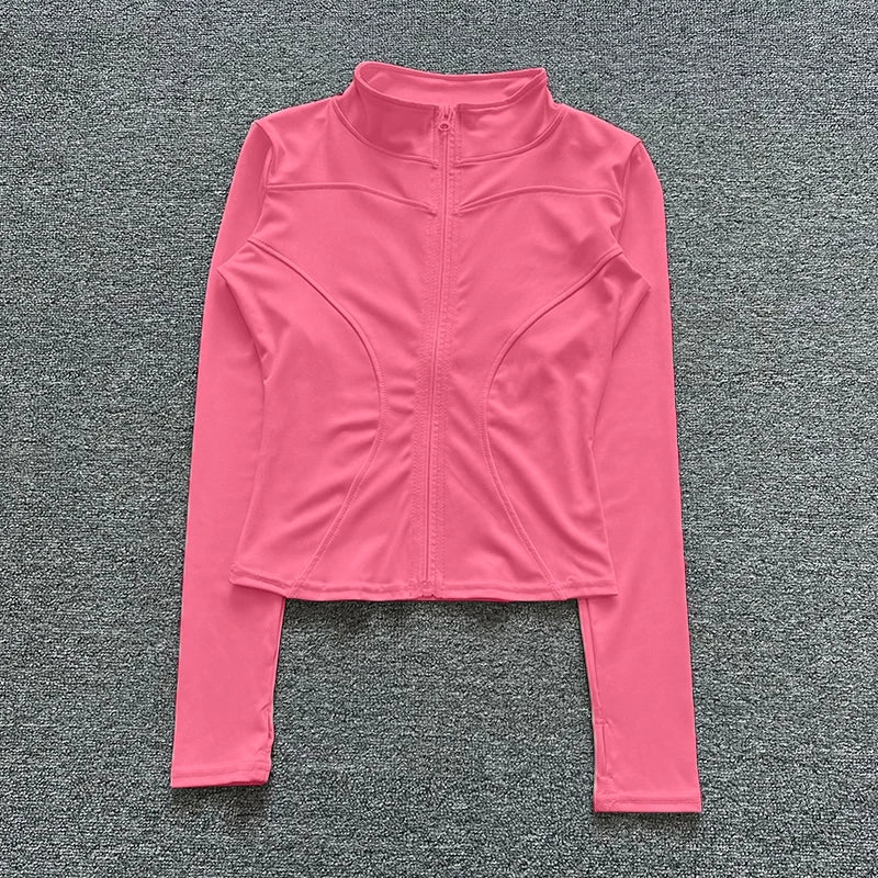 Long-sleeved sports jacket.