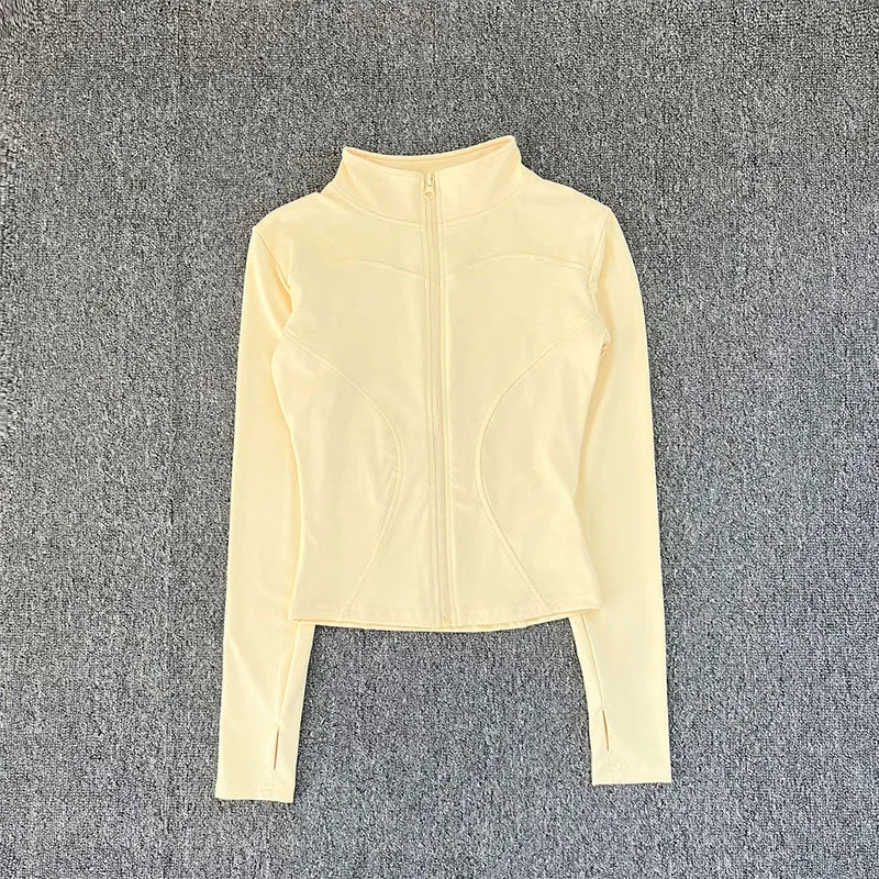 Long-sleeved sports jacket.